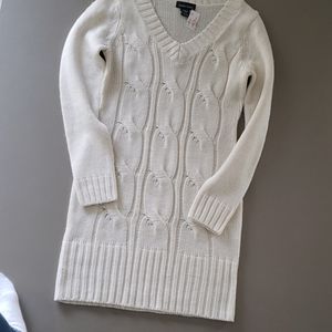 Cable Knit Sweater Dress size L (more like Medium)